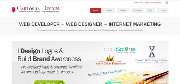 Fresh and New Portfolio Sites Design