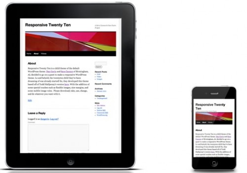 responsive web design templates