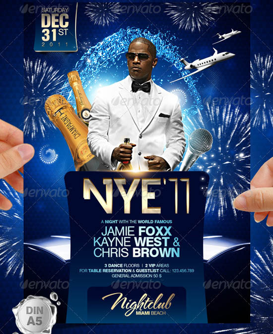 New Years eve Flyer Template