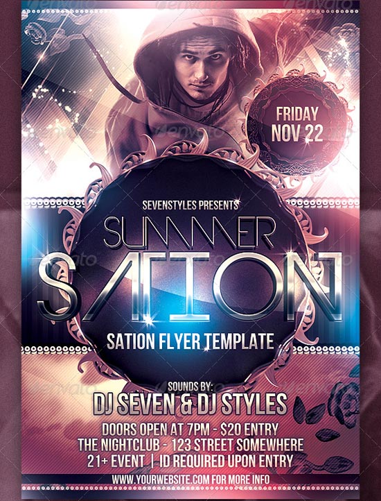 Sation Flyer Template