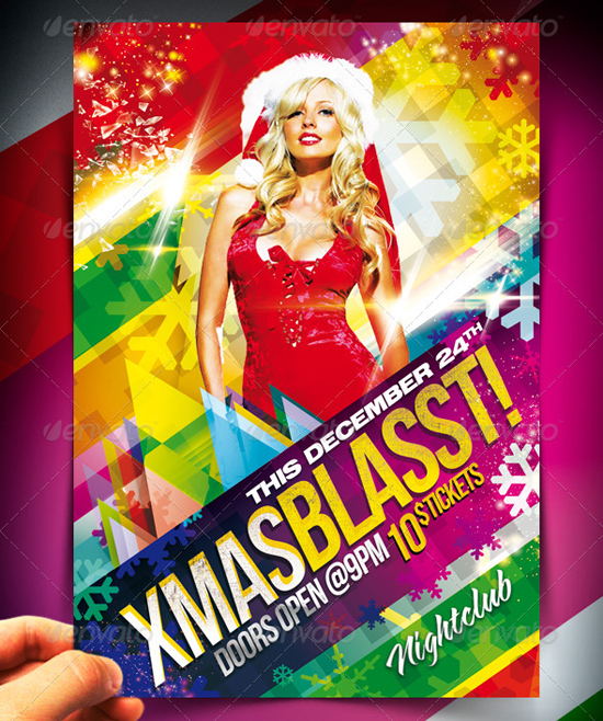 Xmas Blasst Party Flyer