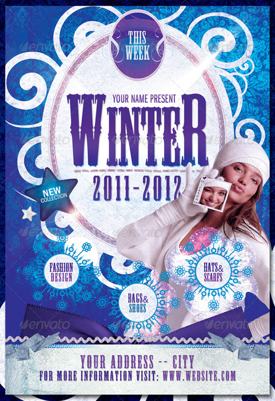 Winter Collection Flyer Template
