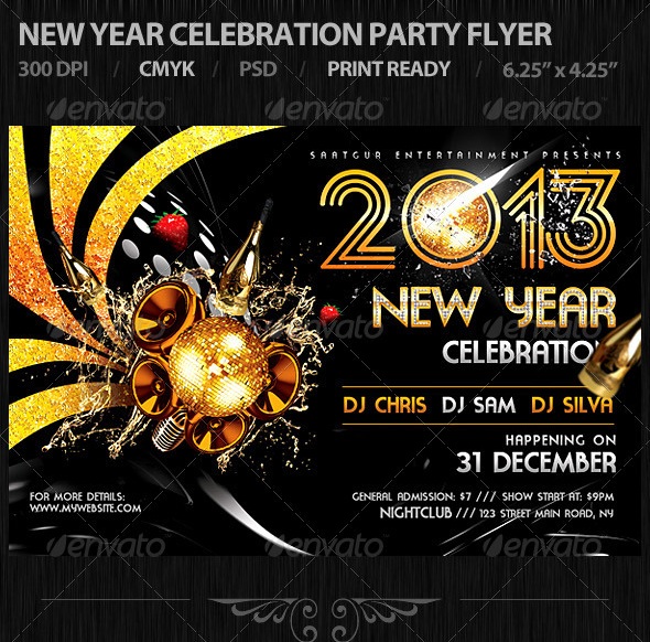 New Year Celebration Party Flyer