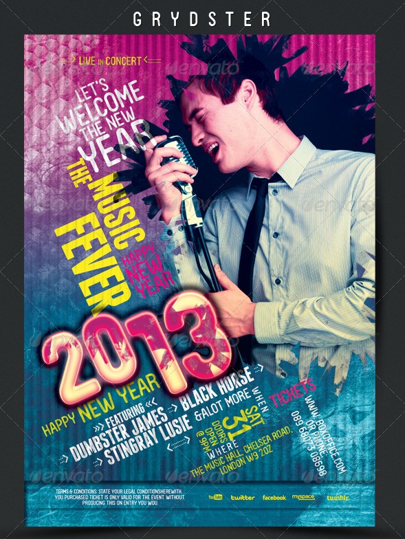New Year Fever Flyer - Poster