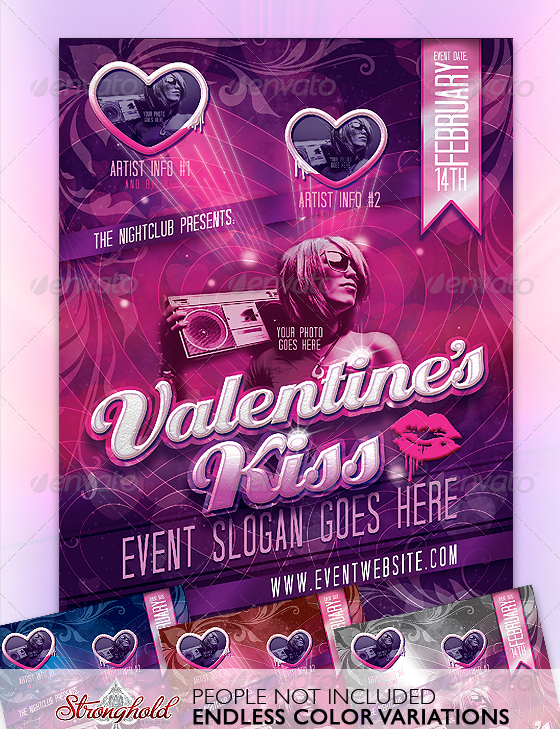 valentines-kiss-flyer-template