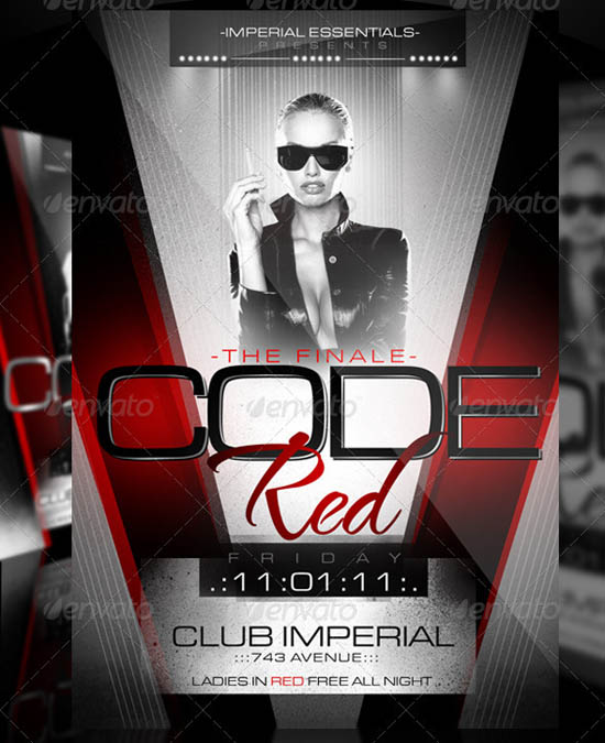 Code Red Flyer Template