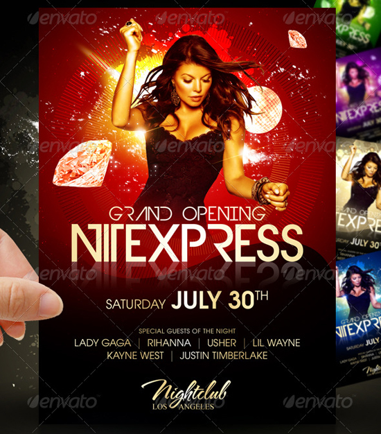 Nitexpress Party Flyer