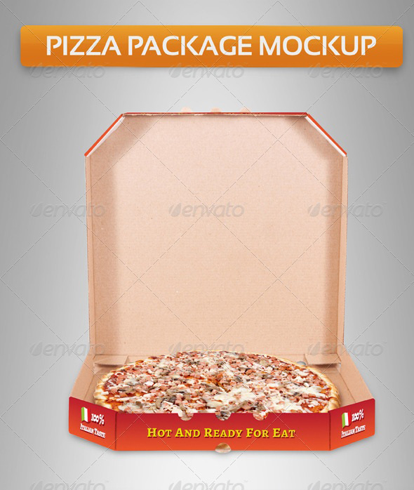 Pizza Package Mockup 
