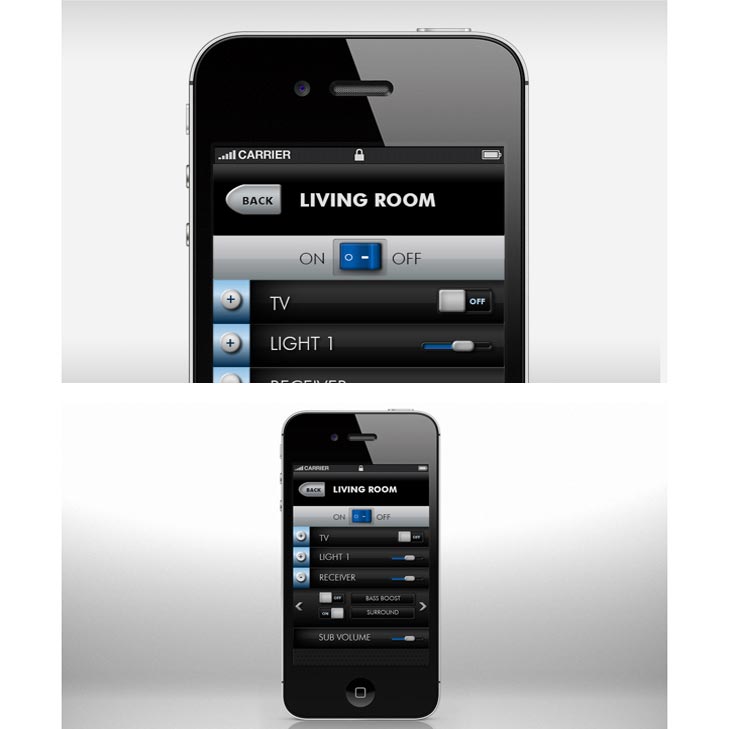 iPhone Home Automation App