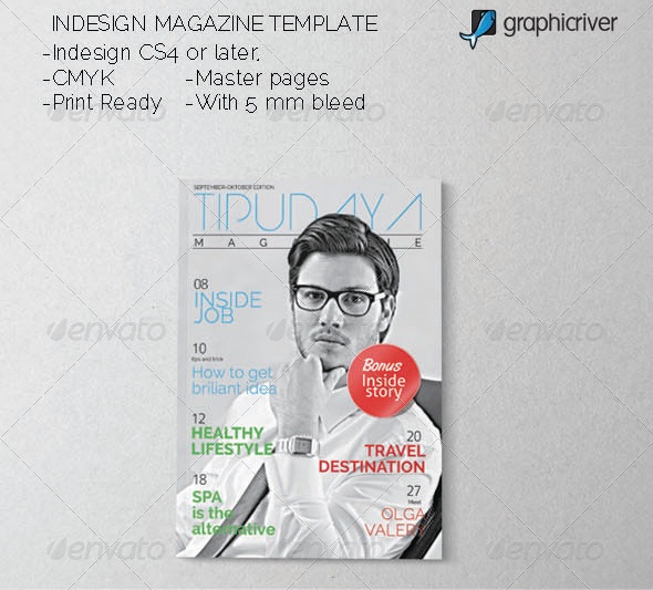 Indesign Magazine Template - magazine templates