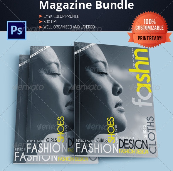 Magazine Template Bundle - magazine templates