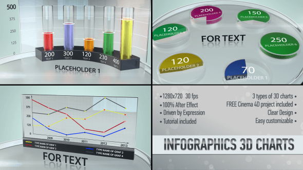 infographics 3d charts