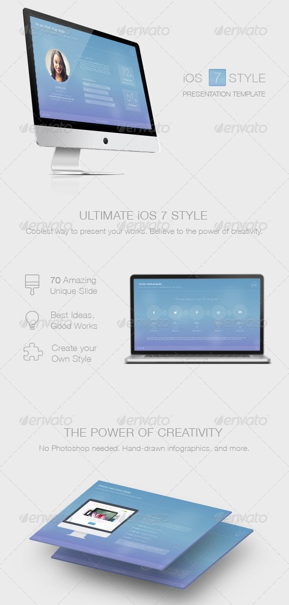 7 style powerpoint template