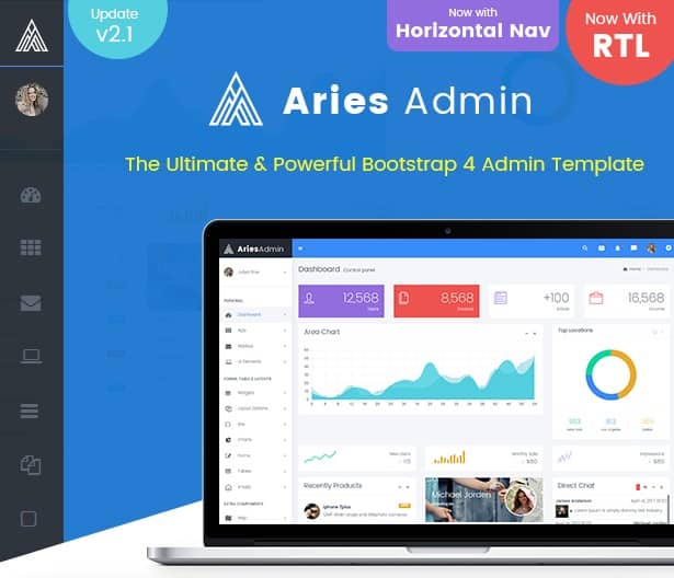 aries admin - responsive bootstrap 4 admin, dashboard & webapp template