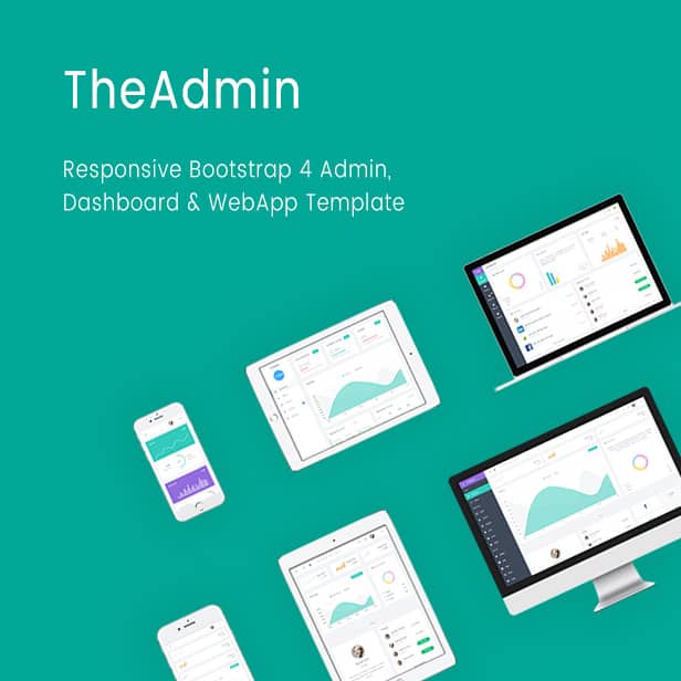 theadmin - responsive bootstrap 4 admin, dashboard & webapp template