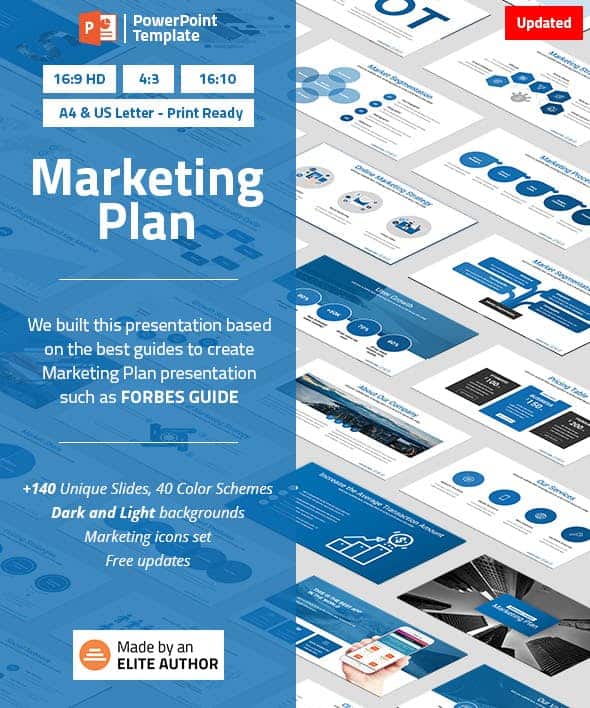 marketing plan powerpoint presentation template